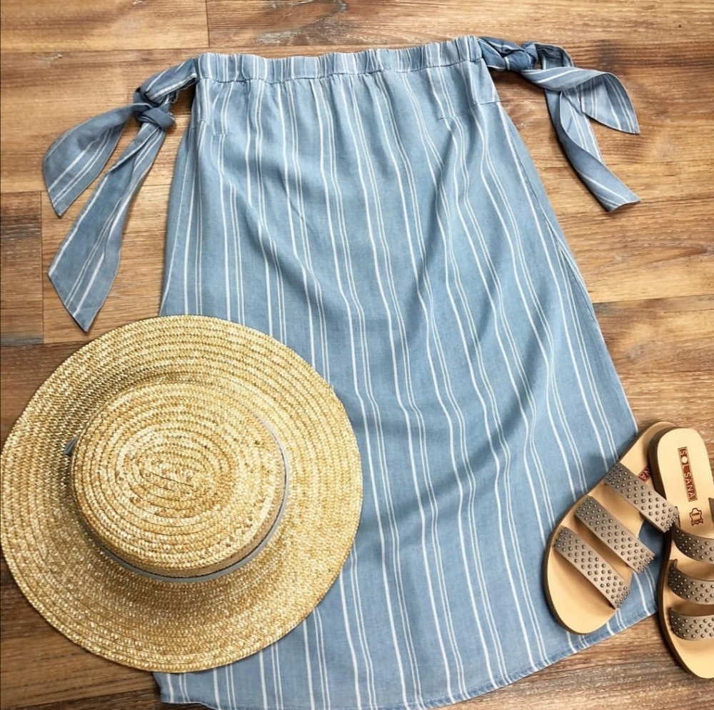 Gentle Fawn strapless dress